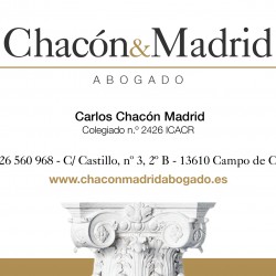 Carlos Chacón Madrid abogado